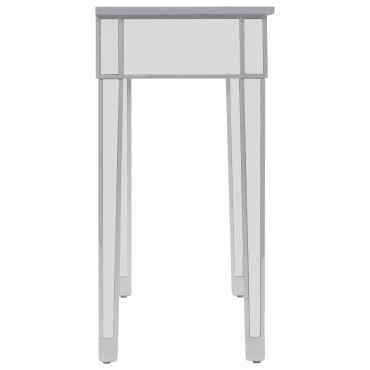 vidaXL Τραπέζι Κονσόλα Καθρέφτης 106,5x38x76,5cm από MDF & Γυαλί 1 τεμ.