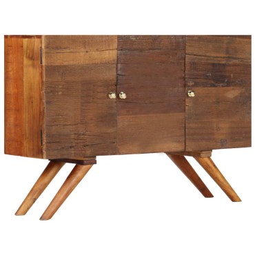 vidaXL Μπουφές Καφέ 110x30x75cm από Μασίφ Ανακυκλωμένο Ξύλο 1 τεμ.