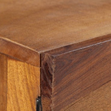 vidaXL Μπουφές Καφέ 110x30x75cm από Μασίφ Ανακυκλωμένο Ξύλο 1 τεμ.