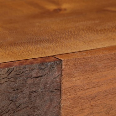 vidaXL Μπουφές Καφέ 110x30x75cm από Μασίφ Ανακυκλωμένο Ξύλο 1 τεμ.