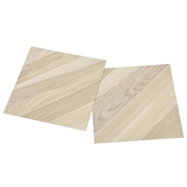 vidaXL Δάπεδο Αυτοκόλλητο Ριγέ Μπεζ 55 τεμ. 5,11 μ² από PVC