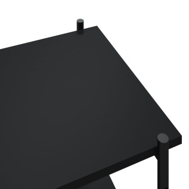 vidaXL Ραφιέρα 5 Επιπέδων Μαύρη 80x40x163cm 1 τεμ.