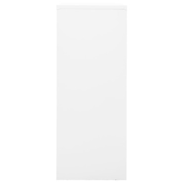 vidaXL Ντουλάπα Γραφείου Λευκή 90x40x102cm Ατσάλινη 1 τεμ.