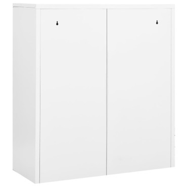 vidaXL Ντουλάπα Γραφείου Λευκή 90x40x102cm Ατσάλινη 1 τεμ.
