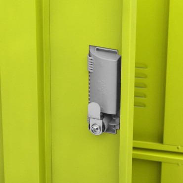 vidaXL Φοριαμός Ανοιχτό Γκρι / Πράσινο 90x45x92,5cm Ατσάλινος 1 τεμ.