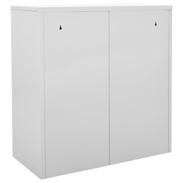 vidaXL Φοριαμός Ανοιχτό Γκρι / Πράσινο 90x45x92,5cm Ατσάλινος 1 τεμ.