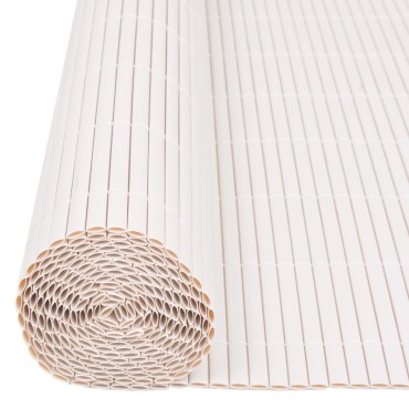 vidaXL Περίφραξη Κήπου Διπλής Όψης Λευκή 90x500cm