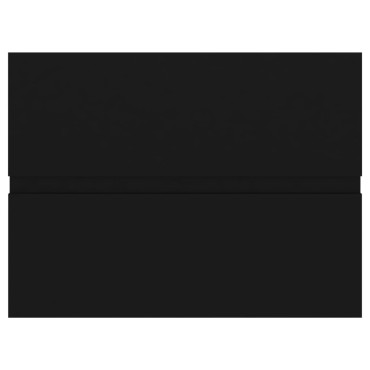 vidaXL Ντουλάπι Νιπτήρα Μαύρο 60x38,5x45cm από Επεξεργασμένο Ξύλο 1 τεμ.