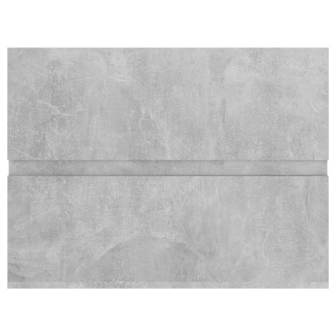 vidaXL Ντουλάπι Νιπτήρα Γκρι Σκυροδέματος 60x38,5x45cm από Επεξ. Ξύλο 1 τεμ.