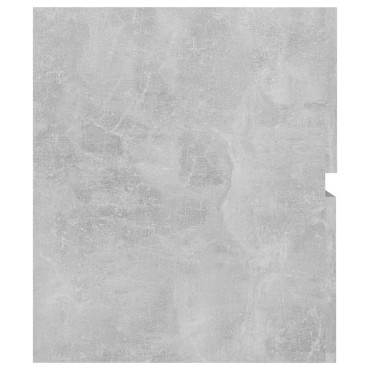 vidaXL Ντουλάπι Νιπτήρα Γκρι Σκυροδέματος 60x38,5x45cm από Επεξ. Ξύλο 1 τεμ.