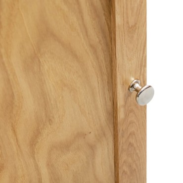 vidaXL Έπιπλο/Ντουλάπι Γωνιακό 59x36x180cm από Μασίφ Ξύλο Δρυός 1 τεμ.