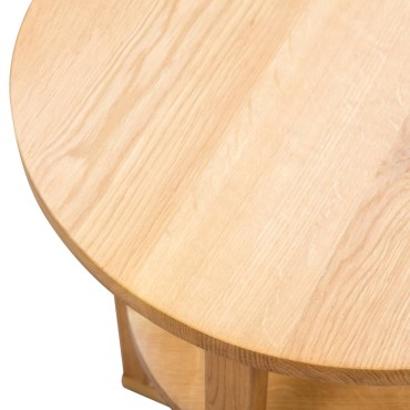 vidaXL Τραπεζάκι Βοηθητικό 40x50cm από Μασίφ Ξύλο Δρυός 1 τεμ.
