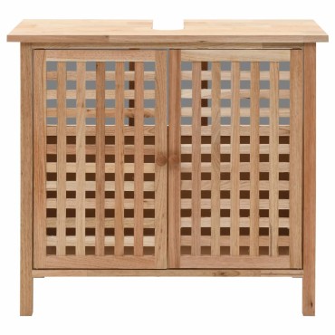vidaXL Έπιπλο Μπάνιου 66x29x61cm από Μασίφ Ξύλο Καρυδιάς 1 τεμ.
