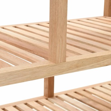 vidaXL Ραφιέρα Μπάνιου 100x40x65cm από Μασίφ Ξύλο Καρυδιάς 1 τεμ.