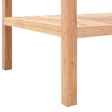 vidaXL Ραφιέρα Μπάνιου 100x40x65cm από Μασίφ Ξύλο Καρυδιάς 1 τεμ.