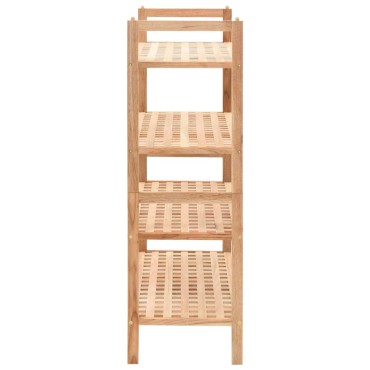 vidaXL Ραφιέρα Παπουτσιών 69x26x81cm από Μασίφ Ξύλο Καρυδιάς