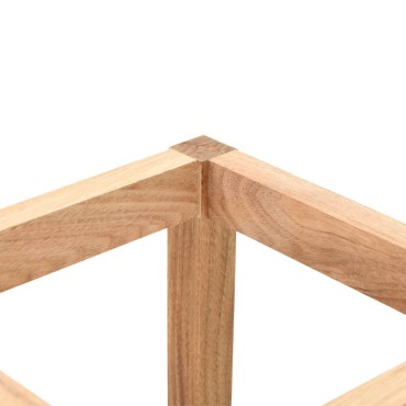 vidaXL Ομπρελοθήκη 18 x 18 x 50 εκ. από Μασίφ Ξύλο Καρυδιάς