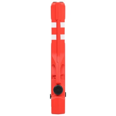 vidaXL Μπάρα Σήμανσης Πτυσσόμενη Κόκκινη 210 x 50 x 105 εκ.