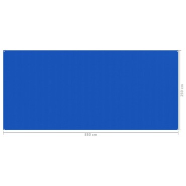 vidaXL Χαλί Σκηνής Μπλε 250 x 550 εκ.