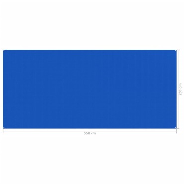 vidaXL Χαλί Σκηνής Μπλε 250 x 550 εκ.