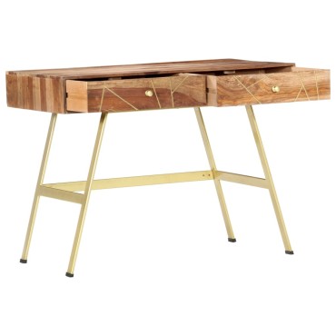 vidaXL Σεκρετέρ με Συρτάρια 100x55x75cm από Μασίφ Ξύλο Ακακίας 1 τεμ.