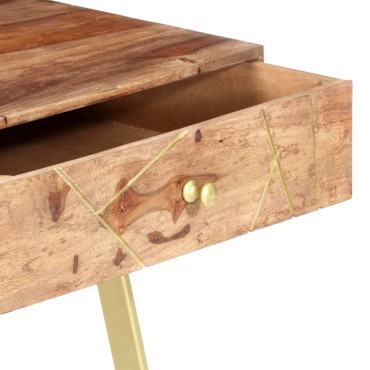 vidaXL Σεκρετέρ με Συρτάρια 100x55x75cm από Μασίφ Ξύλο Ακακίας 1 τεμ.