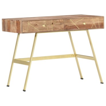 vidaXL Σεκρετέρ με Συρτάρια 100x55x75cm από Μασίφ Ξύλο Ακακίας 1 τεμ.