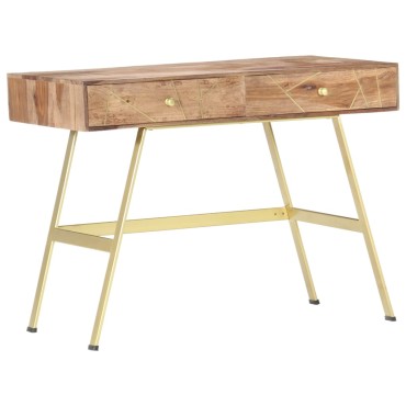 vidaXL Σεκρετέρ με Συρτάρια 100x55x75cm από Μασίφ Ξύλο Ακακίας 1 τεμ.