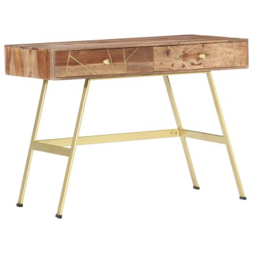 vidaXL Σεκρετέρ με Συρτάρια 100x55x75cm από Μασίφ Ξύλο Ακακίας 1 τεμ.