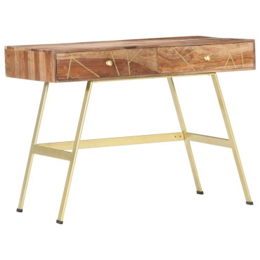 vidaXL Σεκρετέρ με Συρτάρια 100x55x75cm από Μασίφ Ξύλο Ακακίας 1 τεμ.