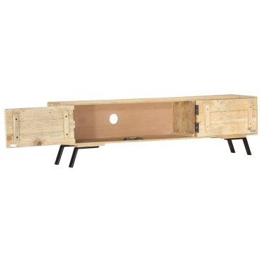 vidaXL Έπιπλο Τηλεόρασης 140x30x40cm από Μασίφ Ξύλο Μάνγκο