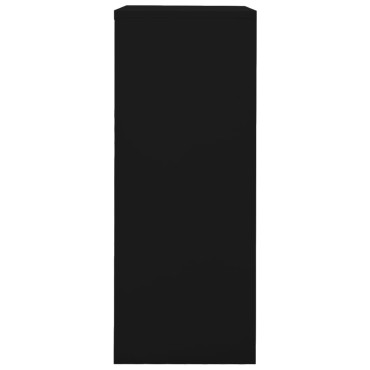 vidaXL Ντουλάπα Γραφείου Μαύρη 90x40x102cm Ατσάλινη 1 τεμ.