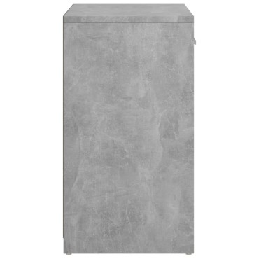 vidaXL Παπουτσοθήκη Γκρι Σκυροδέμ. 94,5x31x57cm από Επεξ. Ξύλο