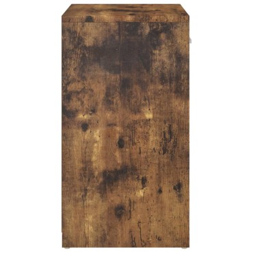 vidaXL Παπουτσοθήκη Καπνιστή Δρυς 94,5x31x57cm από Επεξ. Ξύλο
