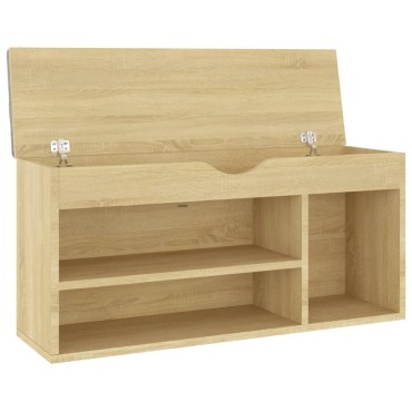 vidaXL Παπουτσοθήκη Sonoma Δρυς 104x30x49cm Επεξεργασμένο Ξύλο