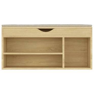 vidaXL Παπουτσοθήκη Sonoma Δρυς 104x30x49cm Επεξεργασμένο Ξύλο