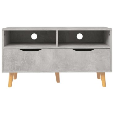 vidaXL Έπιπλο Τηλεόρασης Γκρι Σκυρ. 90x40x48,5cm Επεξεργασμένο Ξύλο
