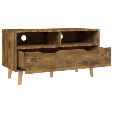 vidaXL Έπιπλο Τηλεόρασης Καπνιστή Δρυς 90x40x48,5cm Επεξεργασμένο Ξύλο