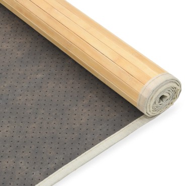 vidaXL Χαλί Φυσικό Χρώμα 80x300cm από Μπαμπού