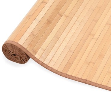 vidaXL Χαλί Καφέ 80x300cm από Μπαμπού