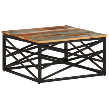 vidaXL Τραπεζάκι Σαλονιού 68x68x35cm από Ανακυκλωμένο Ξύλο 1 τεμ.