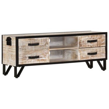 vidaXL Έπιπλο Τηλεόρασης 110x30x41cm από Μασίφ Ξύλο Ακακίας