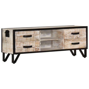 vidaXL Έπιπλο Τηλεόρασης 110x30x41cm από Μασίφ Ξύλο Ακακίας