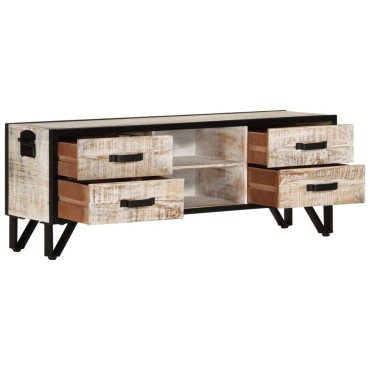 vidaXL Έπιπλο Τηλεόρασης 110x30x41cm από Μασίφ Ξύλο Ακακίας