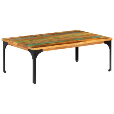 vidaXL Τραπεζάκι Σαλονιού 100x60x35cm από Μασίφ Ανακυκλωμένο Ξύλο 1 τεμ.