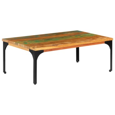vidaXL Τραπεζάκι Σαλονιού 100x60x35cm από Μασίφ Ανακυκλωμένο Ξύλο 1 τεμ.