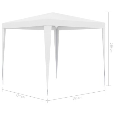 vidaXL Τέντα Εκδηλώσεων Λευκή 2,5 x 2,5 μ.