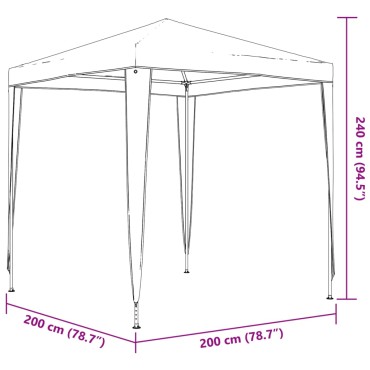 vidaXL Κιόσκι Εκδηλώσεων Επαγγελματικό Μπλε 2 x 2 μ.