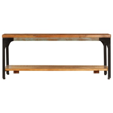 vidaXL Τραπεζάκι Σαλονιού με Ράφι 100x60x35cm Ανακυκλωμένο Ξύλο 1 τεμ.