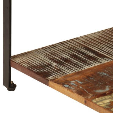 vidaXL Τραπεζάκι Σαλονιού με Ράφι 100x60x35cm Ανακυκλωμένο Ξύλο 1 τεμ.